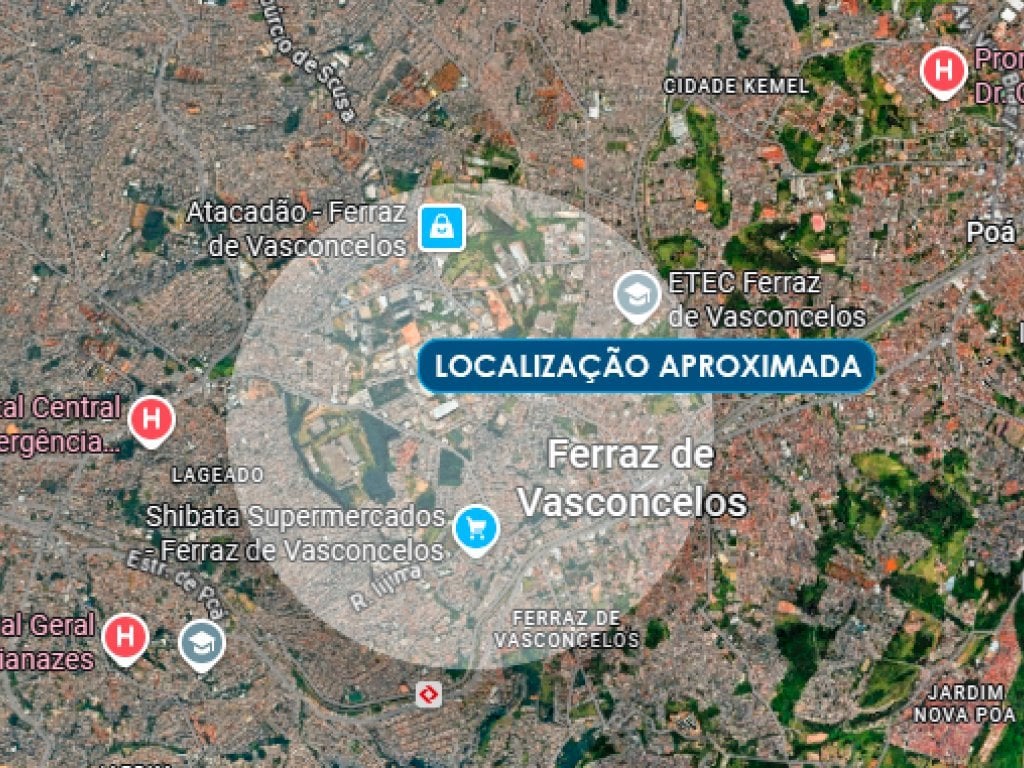 Terreno 5.077 m² - Núcleo Itaim - Ferraz de Vasconcelos - SP